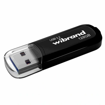 USB Flash Drive 128GB 3.2 Wibrand Marten черный для хранения и переноса данных