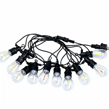 Гірлянда вулична світлодіодна 10 LED ламп 5 метрів мультиколор 220 В для саду та дому S14