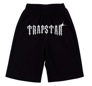 Чоловічі літні шорти Trapstar двонитка L чорні (MST0000679)