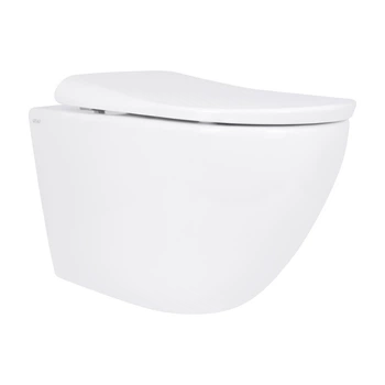 Унитаз подвесной Qtap Robin ML Ultra Quiet 490×365×325 мм, с сиденьем Soft-close MagLock, White QTROBML26W49621