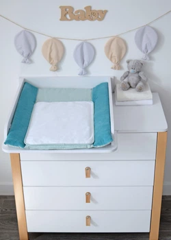 Сповивальный матрас Baby Veres (50*70) "Велюр Aquamarine"
