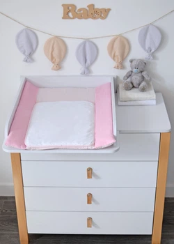 Сповивальный матрас Baby Veres (50*70) "Велюр светло-розовый"