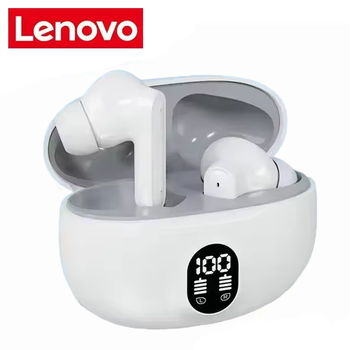 Беспроводные наушники Lenovo S510 TWS Bluetooth, стильные наушники в кейсе с сенсорным управлением White