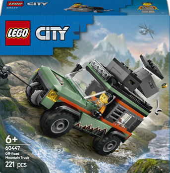 Конструктор LEGO City Гірський позашляховик 4 x 4 221 елемент (60447)