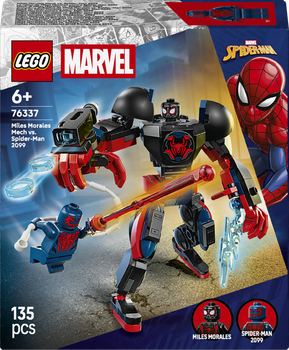Конструктор LEGO Super Heroes Marvel Робот Майлза Моралеза vs. Людина-павук 2099 135 елементів (76337)