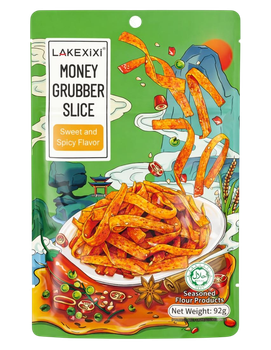 Снек Латяо Lakexixi Money Grubber Slice сладно-острый 92 г