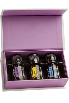Набір Ефірних олій Лимон Лаванда та перцева м'ята DoTerra Ознайомчий по 5 мл