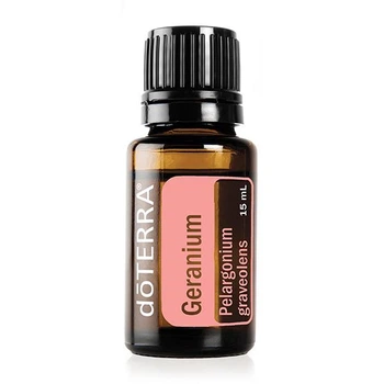 Ефірна олія Герань Geranium DoTerra Вухо-Горло-Ніс 15 мл
