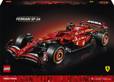 Zestaw klocków LEGO Technic Bolid F1 Ferrari SF-24 1361 element (42207)