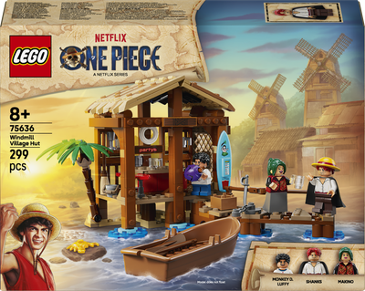 Zestaw klocków LEGO One Piece Chatka w wiosce Fuusha 299 elementów (75636)