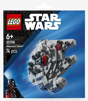 Zestaw klocków LEGO Star Wars Millennium Falcon Mini-Build 74 elementy (30708)