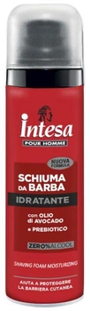Увлажняющая пена для бритья Intesa Pour Homme с Маслом авокадо и Пребиотиками 50 мл (8003510034543)