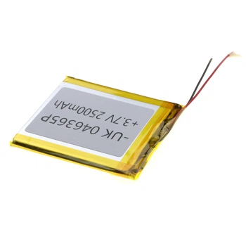 Акумуляторна батарея Model: 046365Р Universal AAA 2500mah Rated Voltage: 3.7V 66*59,5*3,7 тип контактів: дроти