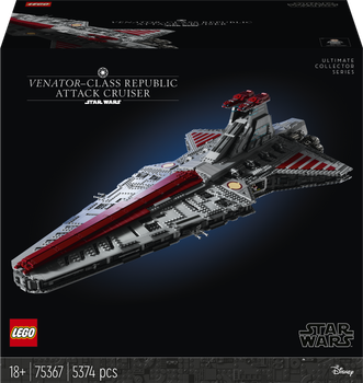 Zestaw klocków LEGO Star Wars Gwiezdny Niszczyciel typu Venator 5374 elementy (75367)