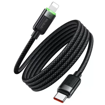 Кабель Mcdodo USB-C to Lightning 36W Magnetic Self-Winding Data Cable 1.2m Black