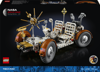 Zestaw klocków LEGO Technic NASA Apollo - pojazd LRV 1913 elementów (42182)