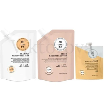 Набір для зволоження та відновлення волосся Mimare: Шампунь Mimare Moisturization Shampoo 200 мл + Маска Mimare Reconstruction Mask 200 мл + Серум Mimare Moisturization Serum 40 мл