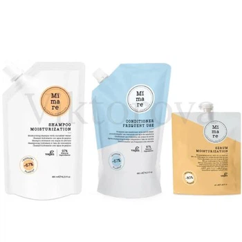 Набір для щоденного догляду волосся Mimare: Шампунь Mimare Moisturization 480 мл + Кондиціонер Mimare Frequent Use 480 мл + Серум Mimare Moisturization Serum 40 мл