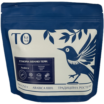 Кофе в зернах To Kava Ethiopia Sidamo Teppi 250 г 100% Арабика