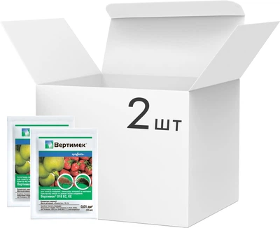 Комплект инсекто-акарицидов Syngenta Вертимек 018 ЕС 10 мл x 2 шт. (4820041010518)