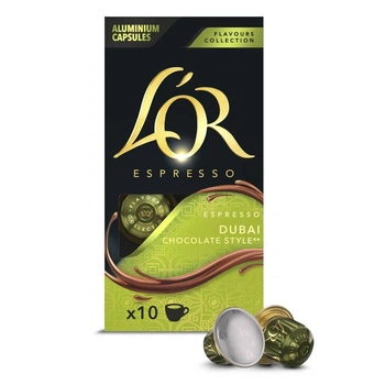 Кофе в капсулах Nespresso L'OR Espresso Dubai Chocolate 10 шт Неспрессо Льор