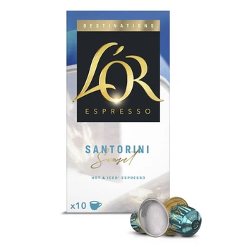 Кофе в капсулах Nespresso L'OR Espresso Destinations Santorini Sunset 10 шт Неспрессо Льор