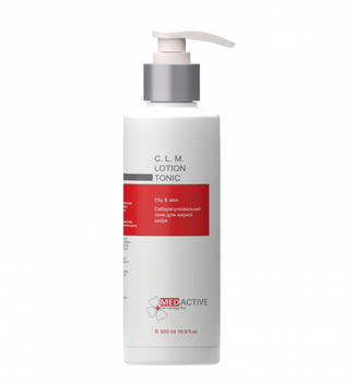 Medactive (Медактив) — Себорегулювальний тонік C.L.M. Lotion Tonic для жирної шкіри, 500 мл