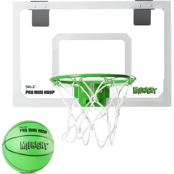 Баскетбольний міні-щит SKLZ Pro Mini Hoop Midnight Edition - світиться в темноті, 45x30 см