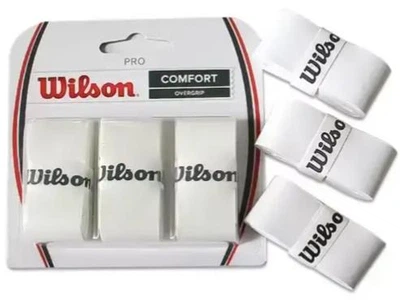 Намотки на тенісну ракетку Wilson Overgrip PRO Comfort білі 3 штуки