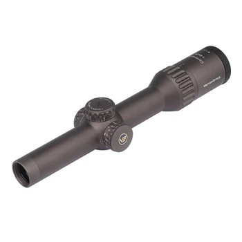 Оптичний приціл Vector Optics Continental X6 1-6x24 SFP Tactical (30 мм) Fiber Dot, кільця 30 мм, LPVO