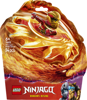 Zestaw klocków LEGO Ninjago Smoczy spinner Spinjitzu Kaia 54 elementy (71823)
