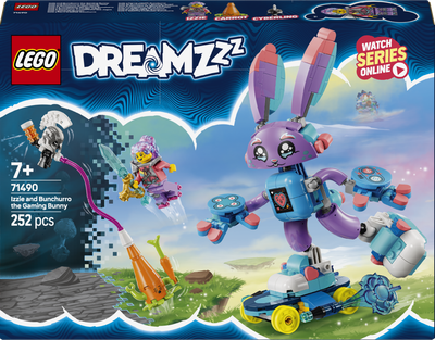 Конструктор LEGO DREAMZzz Іззі та геймерський Бунчуро 252 елементи (71490)