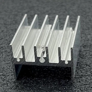 Радіатор ребристий алюмінієвий RAD-25x24x16-SILVER - 654554
