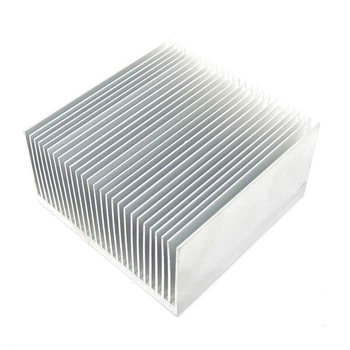 Радиатор ребристый алюминиевый RAD-69x69x36-SILVER - 654632