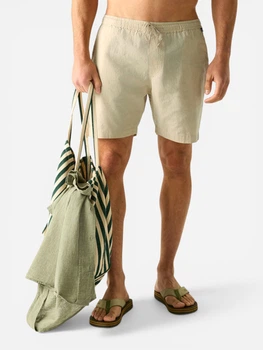 Шорты хлопковые короткие мужские Regatta Hadlinshort RMJ358-085 L Бежевые (5063516298328)