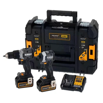 Акумуляторний ударний дриль-шурупокрут DeWALT DCD85, ударний гвинтокрут DeWALT DCF85, 2 акб 18V 4.0Ah, з/п, валіза TSTAK (DCK200MM2T)