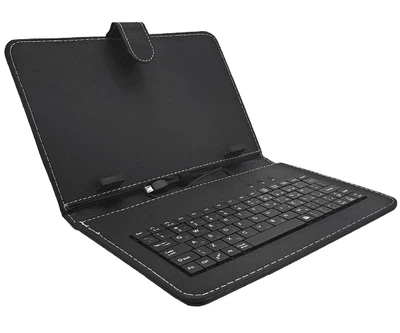 Чохол для планшета універсальний з клавіатурою Micro-USB 9.7-11" підставка Black (19003)