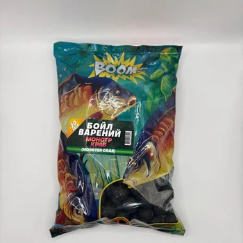 Бойлы прикормочные вареные Boom 20 mm 1 кг (Монстр краб)