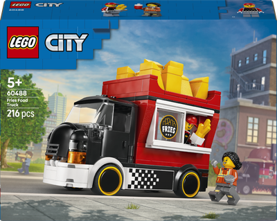 Zestaw klocków LEGO CITY Food truck z frytkami 216 elementów (60488)
