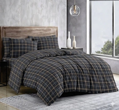 Комплект постільної білизни SoundSleep 120112484 двоспальний бязь сiрий