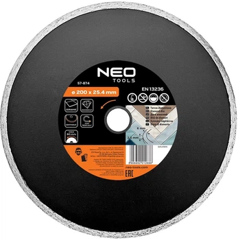 Диск алмазний Neo Tools 200 x 25.4 мм (5906692012688)