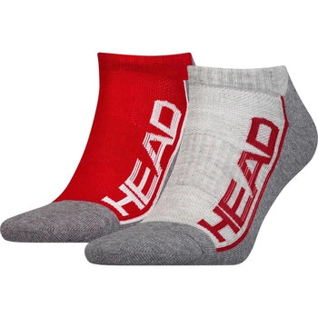 Носки Head PERFORMANCE SNEAKER 2P UNISEX красно-серые, светло-серо-серые (2 пары) 39-42 791018001-070