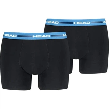 Трусы (боксерки) Head MEN ELASTIC BOXER 2P черно-голубые (2 штуки) M 701234928-002
