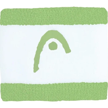 Напульсники Head WRISTBAND STRIPED 2.5" салатово-белые (2 штуки) 285865 cewh