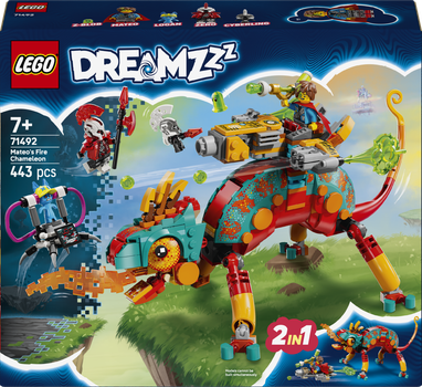 Конструктор LEGO DREAMZzz Вогняний хамелеон Матео 443 елемента (71492)