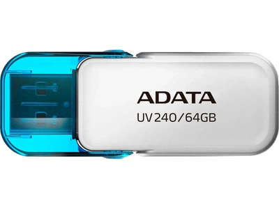 USB флеш накопичувач ADATA 64 GB UV240 USB 2.0 White (AUV240-64G-RWH)