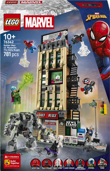 Zestaw klocków LEGO Super Heroes Marvel Spider-Man kontra Mysterio: Daily Bugle 781 element (76342)