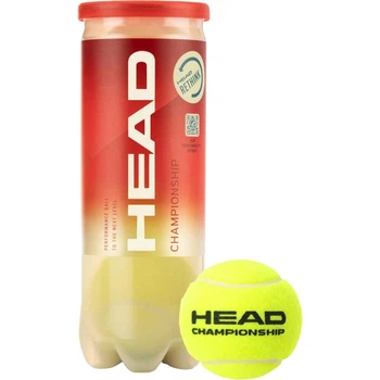 Набор мячей для тенниса Head CHAMPIONSHIP 3 желтый (3 штуки) 575-203