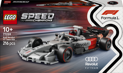 Конструктор LEGO Speed Champions Гоночний автомобіль Audi Revolut F1 Team R26 216 деталей (77259)