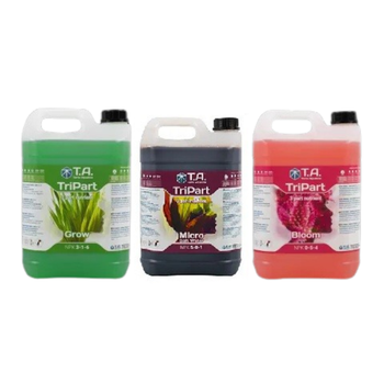 Комплект мінеральних добрив TriPart Grow Bloom Micro Soft Water 5L Terra Aquatica
